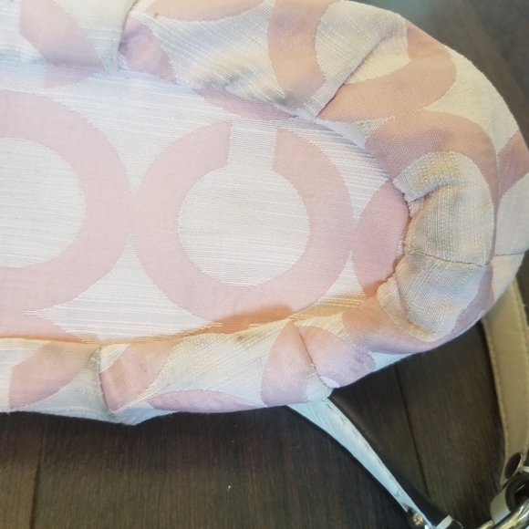 Pink Coach Op Art Crossbody Satchel - Picture 3 of 12
